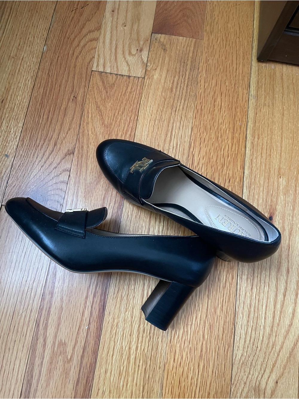 Lauren Ralph Lauren Loafer Pump Black - Picture 2 of 4
